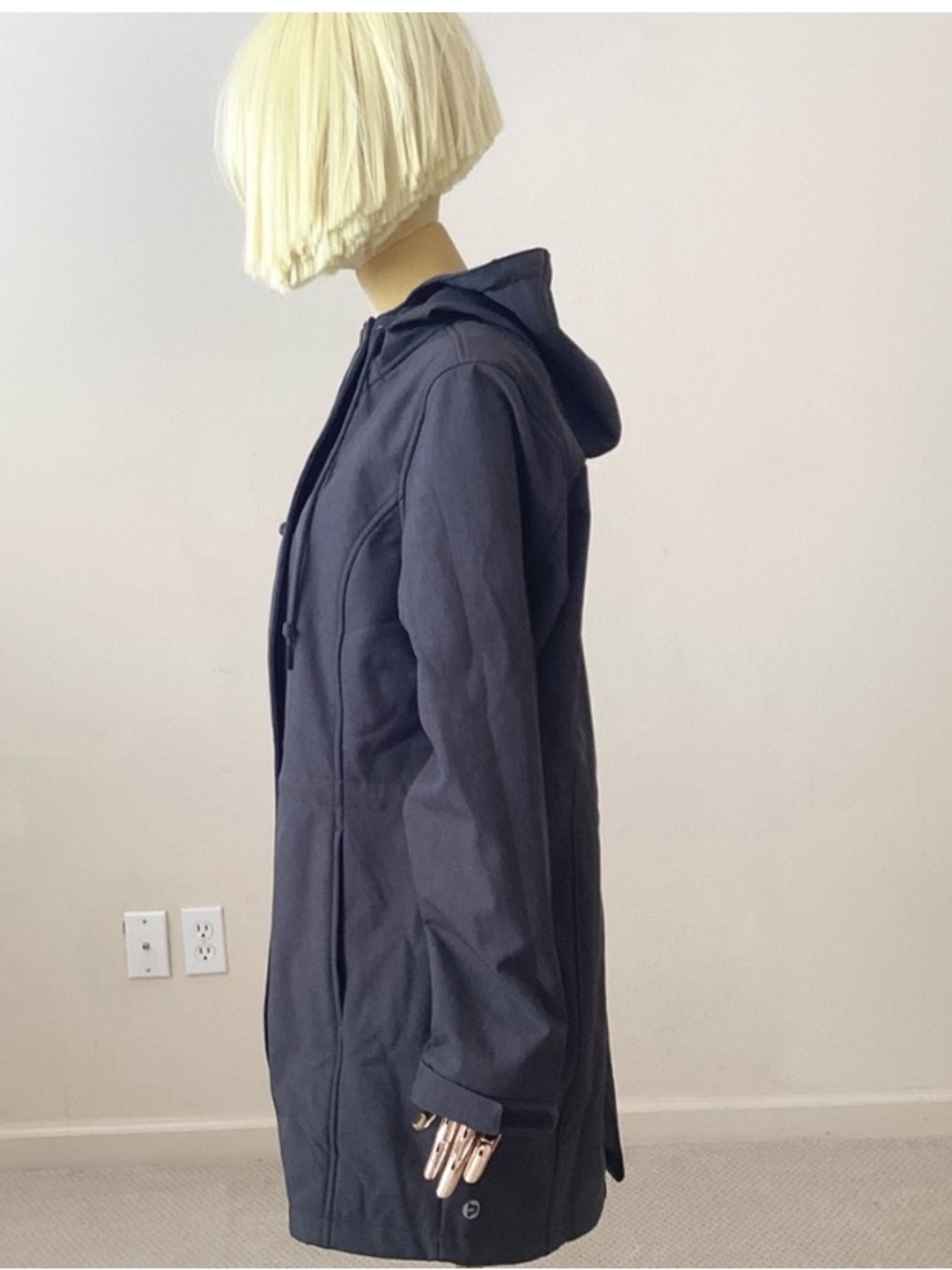 Outdoor Ventures Dark Grey Hooded Utility Coat NWT SZ M - Picture 3 of 7
